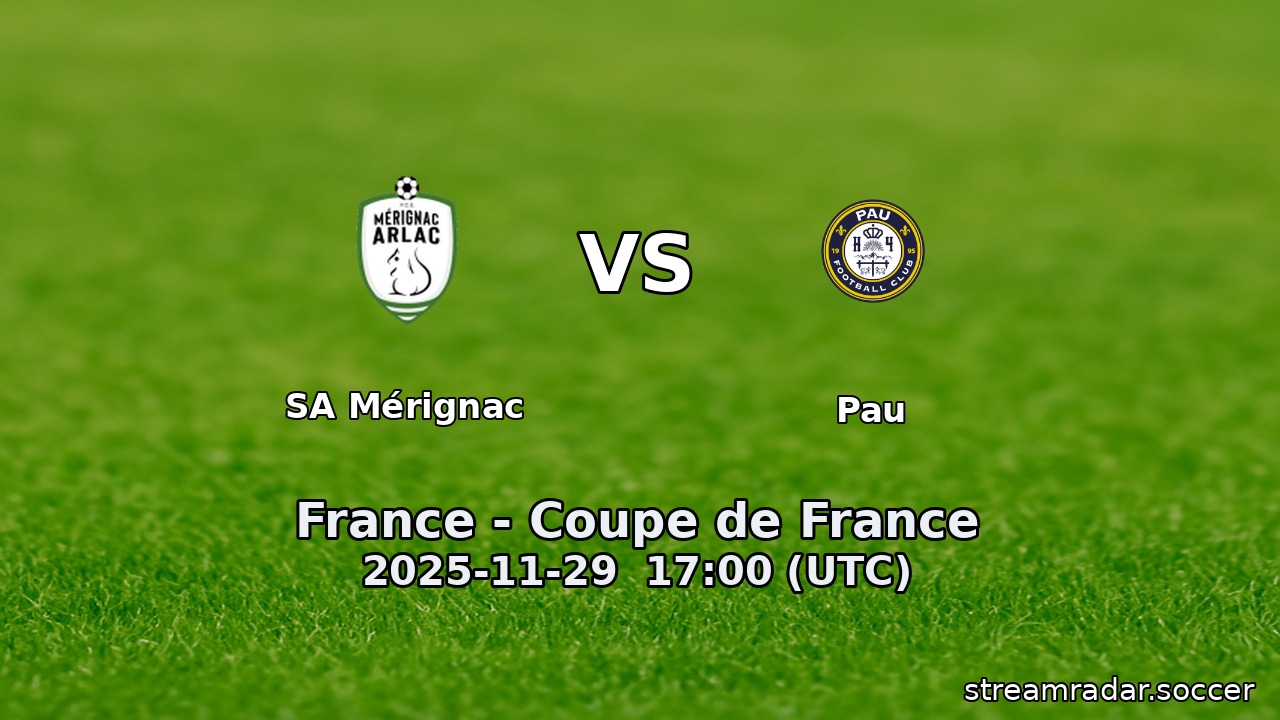 SA Mérignac vs Pau