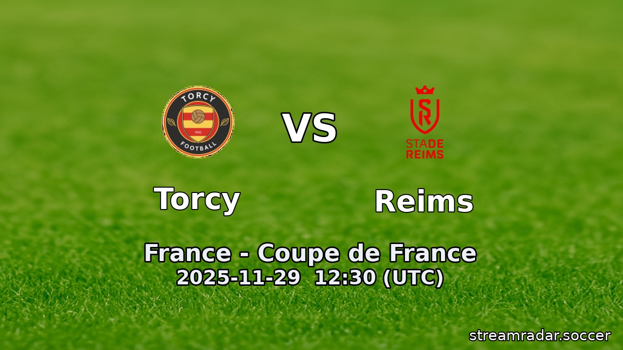 Torcy vs Reims