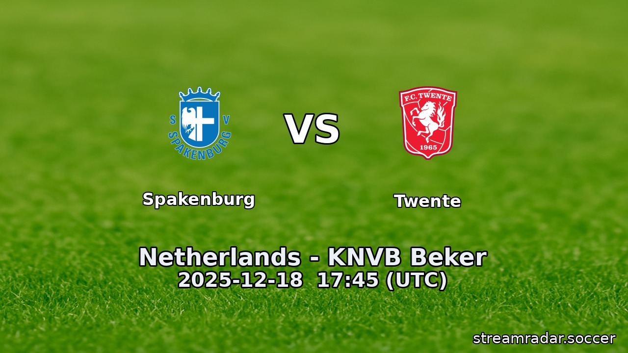 Spakenburg vs Twente