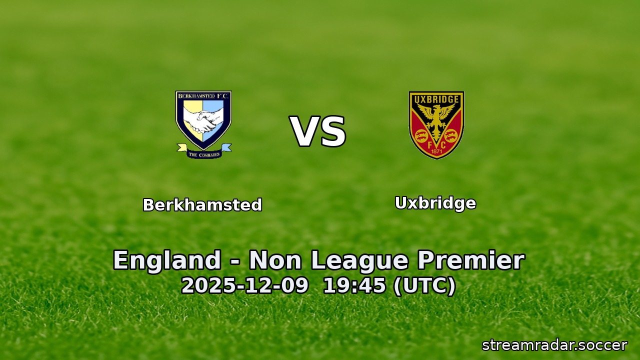 Berkhamsted vs Uxbridge