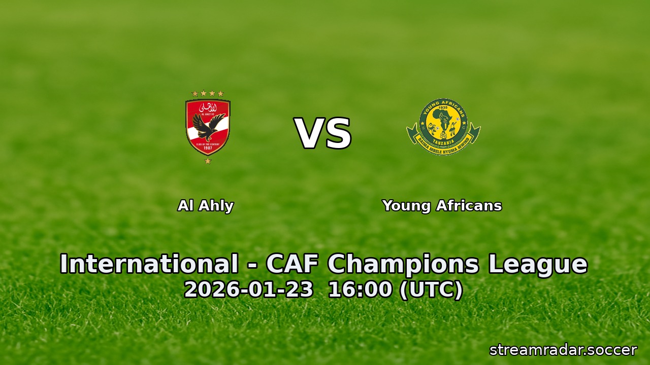 Al Ahly vs Young Africans