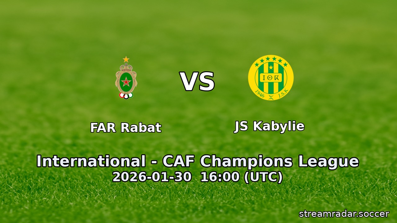 FAR Rabat vs JS Kabylie