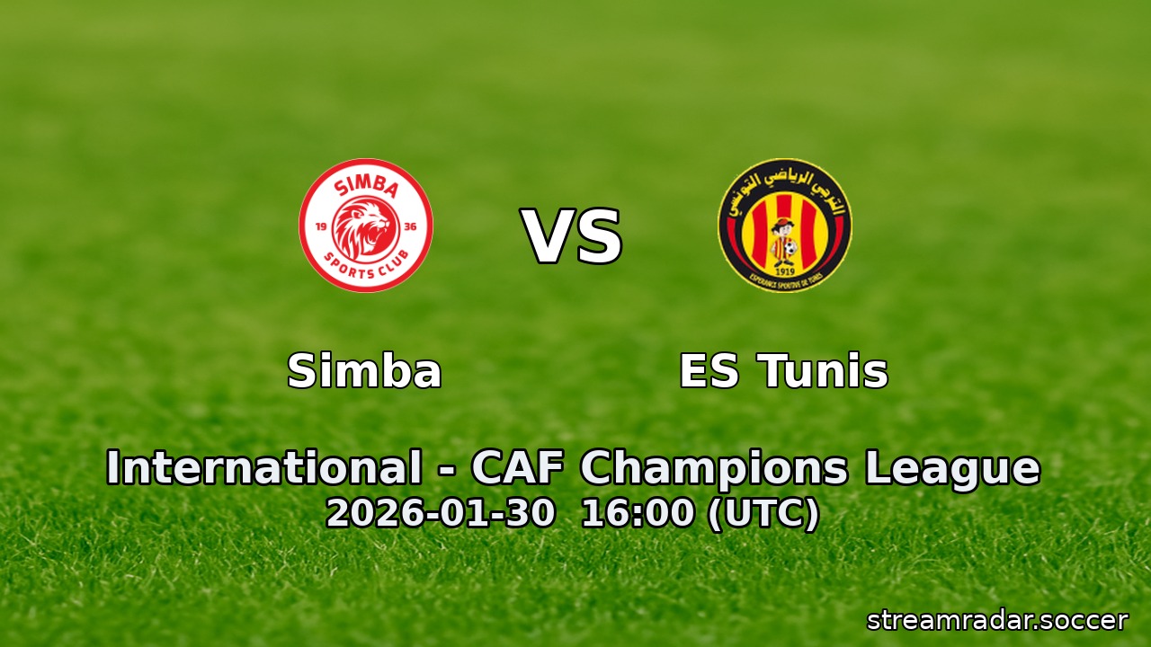 Simba vs ES Tunis