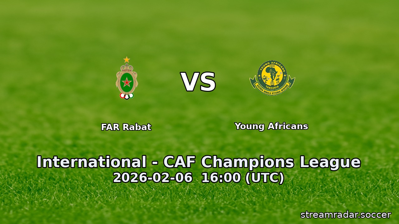 FAR Rabat vs Young Africans
