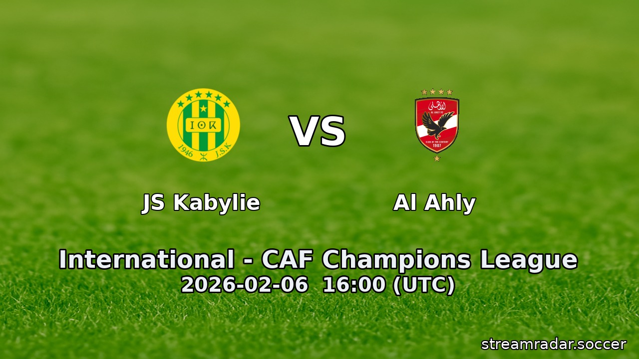 JS Kabylie vs Al Ahly