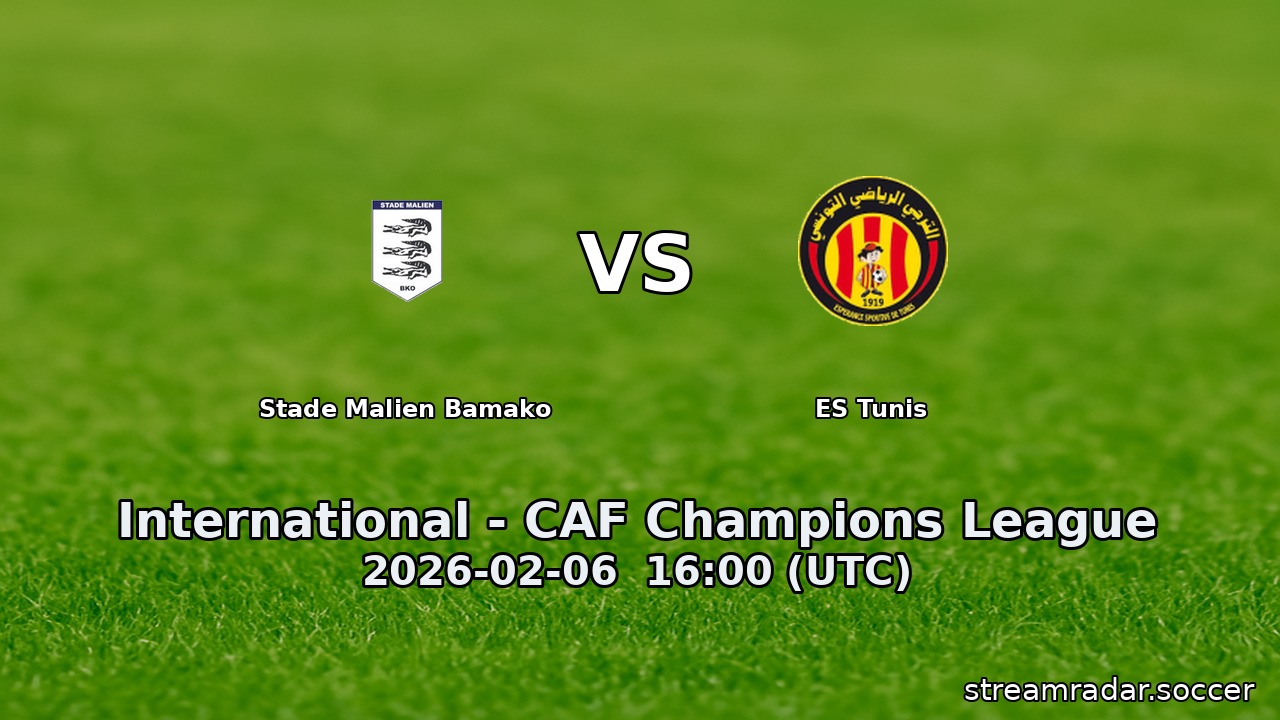 Stade Malien Bamako vs ES Tunis