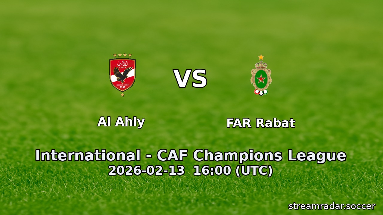 Al Ahly vs FAR Rabat