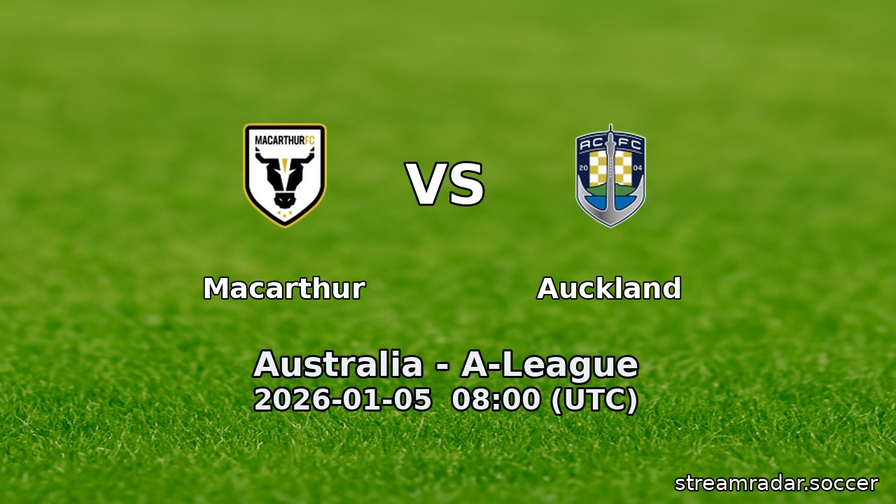 Macarthur vs Auckland