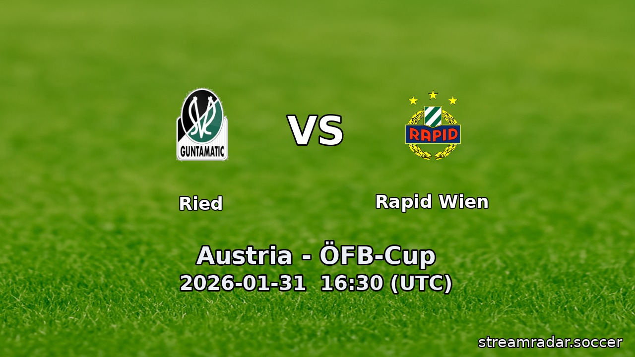 Ried vs Rapid Wien