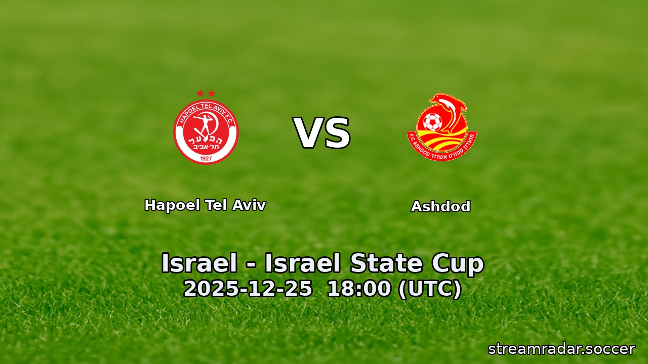 Hapoel Tel Aviv vs Ashdod