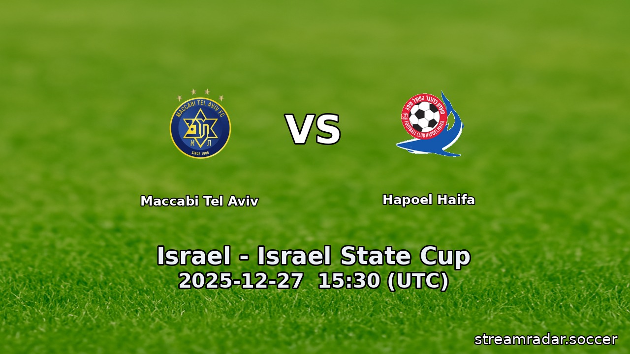 Maccabi Tel Aviv vs Hapoel Haifa