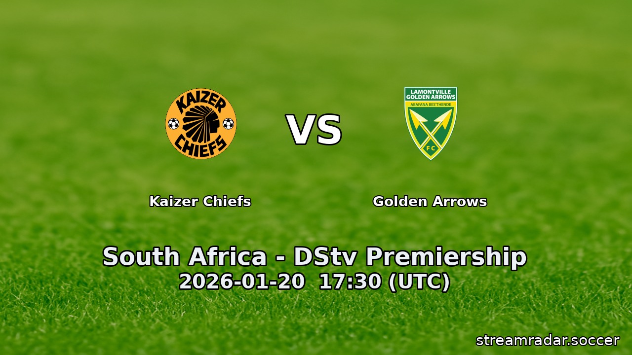 Kaizer Chiefs vs Golden Arrows