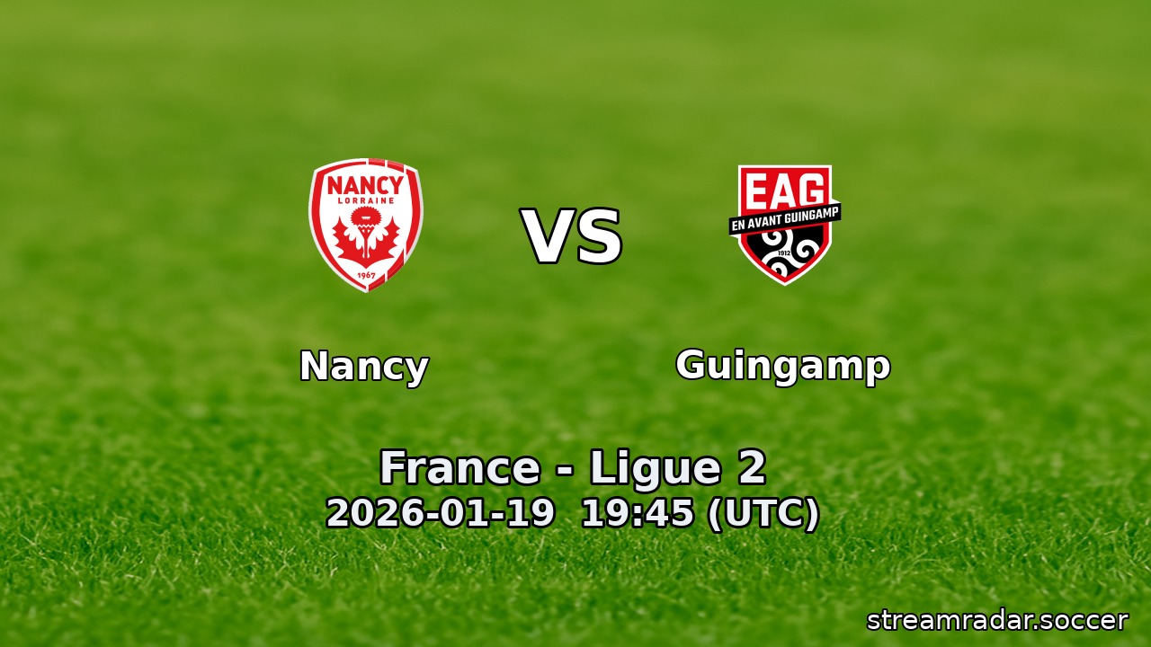 Nancy vs Guingamp