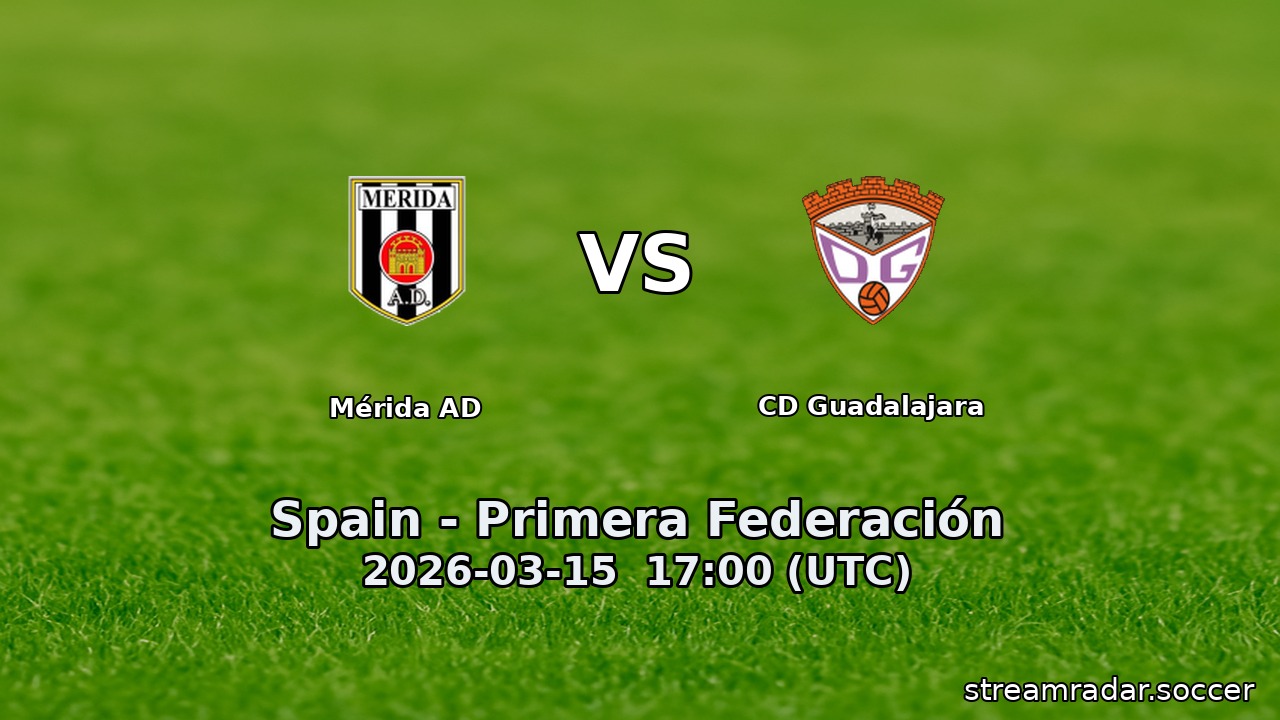 Mérida AD vs CD Guadalajara