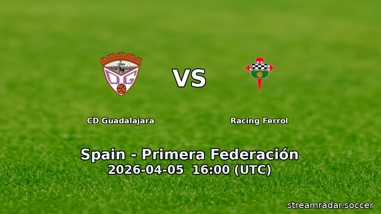 CD Guadalajara vs Racing Ferrol