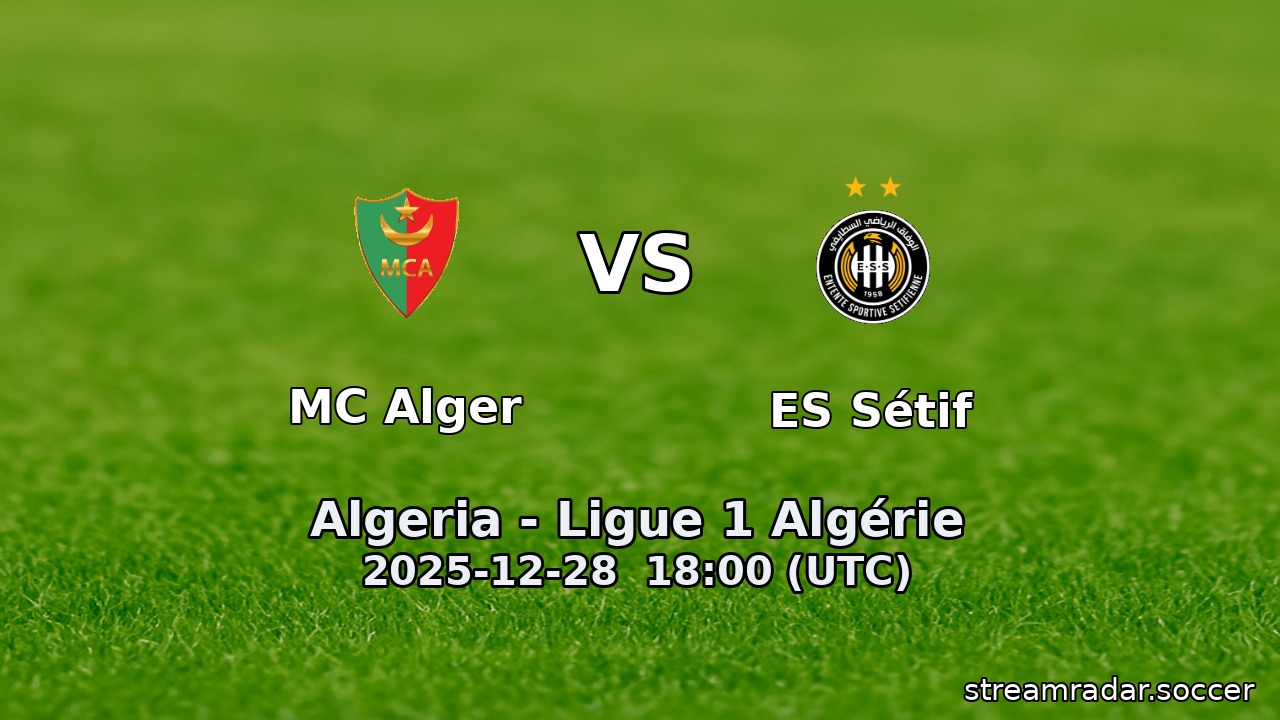 MC Alger vs ES Sétif