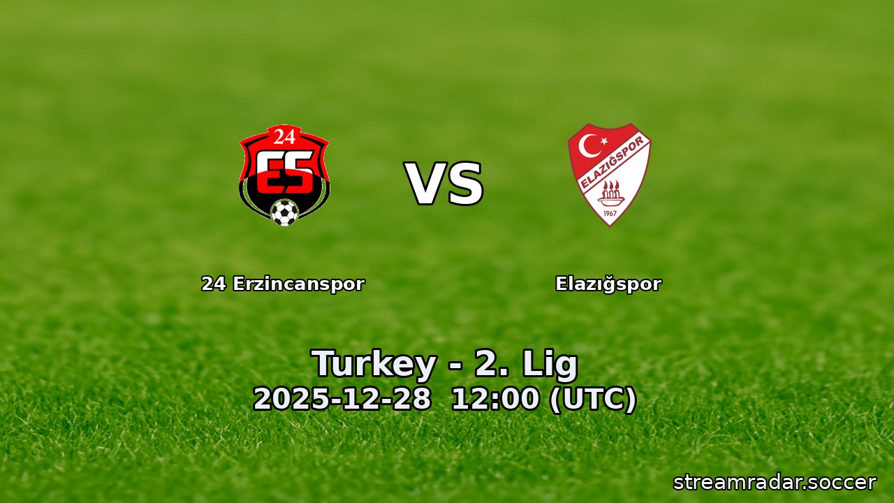24 Erzincanspor vs Elazığspor