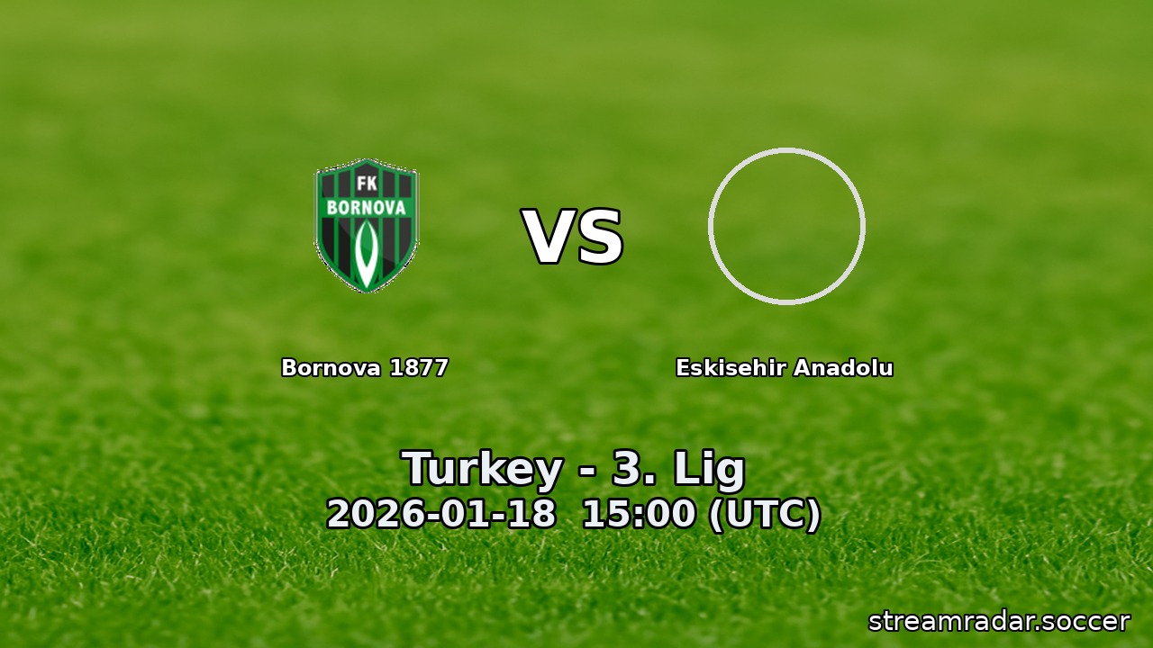Bornova 1877 vs Eskisehir Anadolu