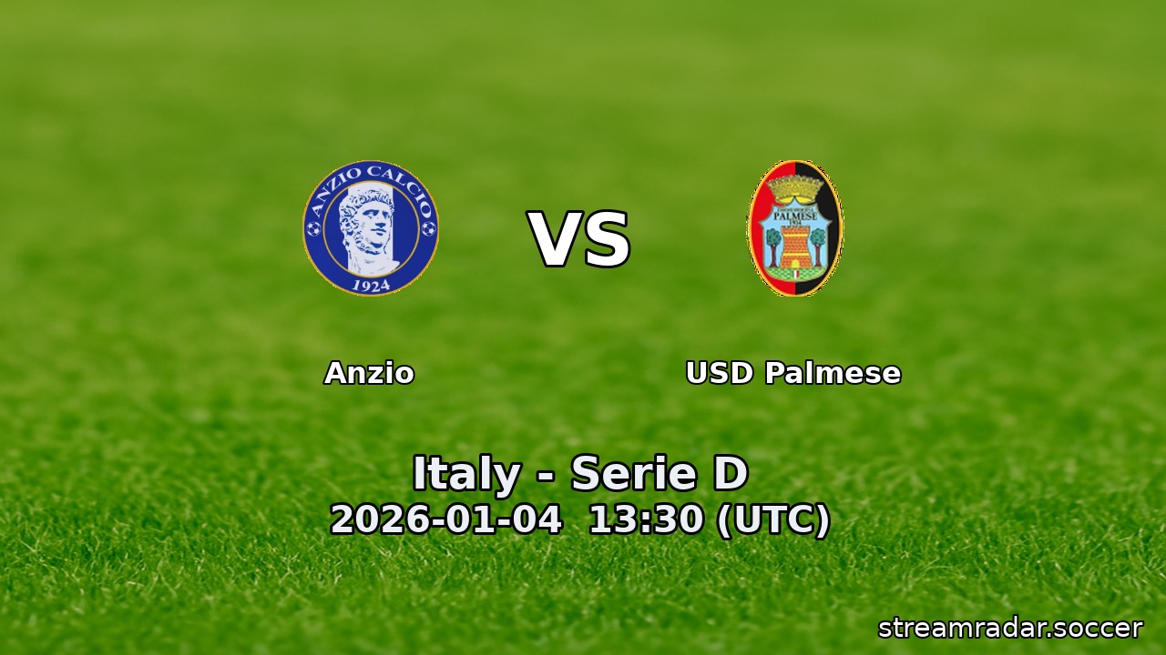 Anzio vs USD Palmese