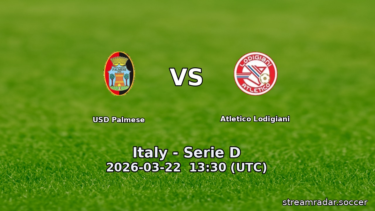 USD Palmese vs Atletico Lodigiani