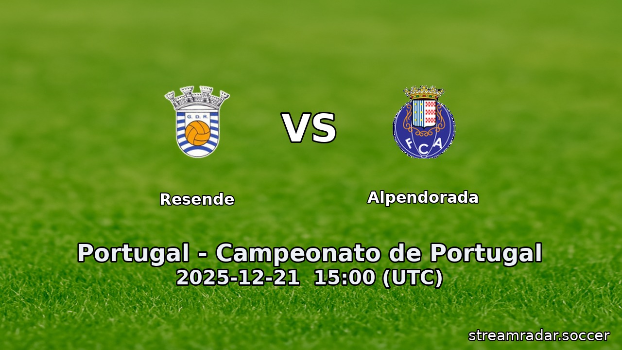 Resende vs Alpendorada