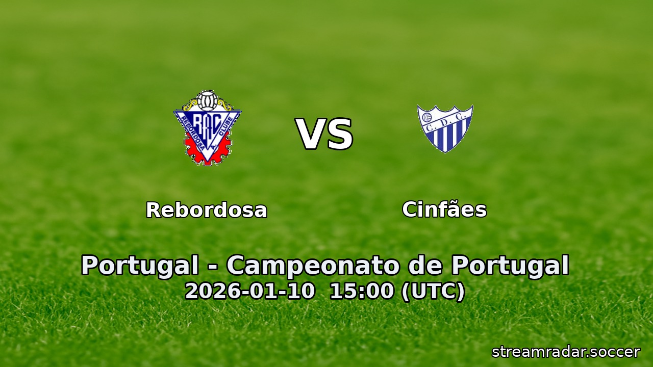 Rebordosa vs Cinfães