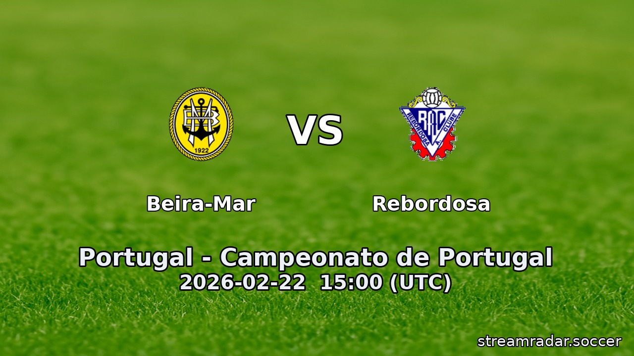 Beira-Mar vs Rebordosa