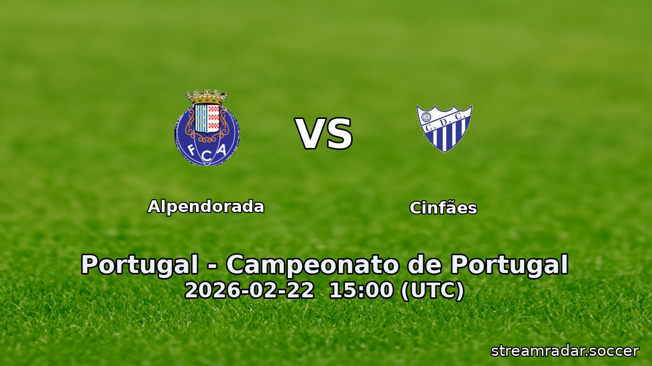 Alpendorada vs Cinfães
