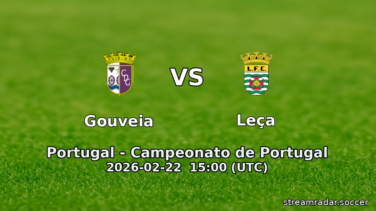 Gouveia vs Leça