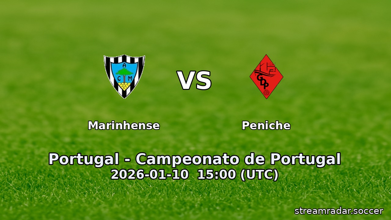 Marinhense vs Peniche