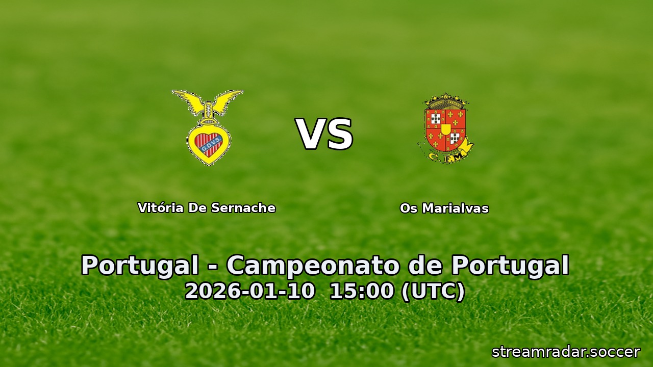 Vitória De Sernache vs Os Marialvas