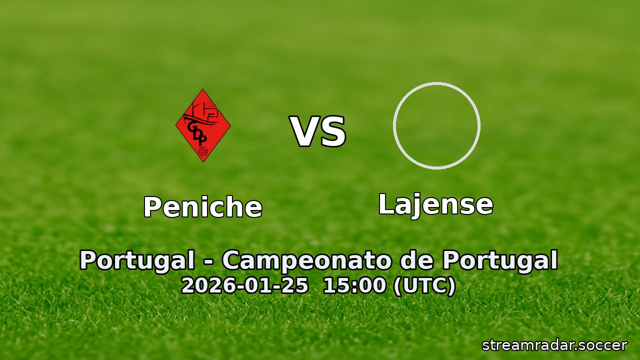 Peniche vs Lajense