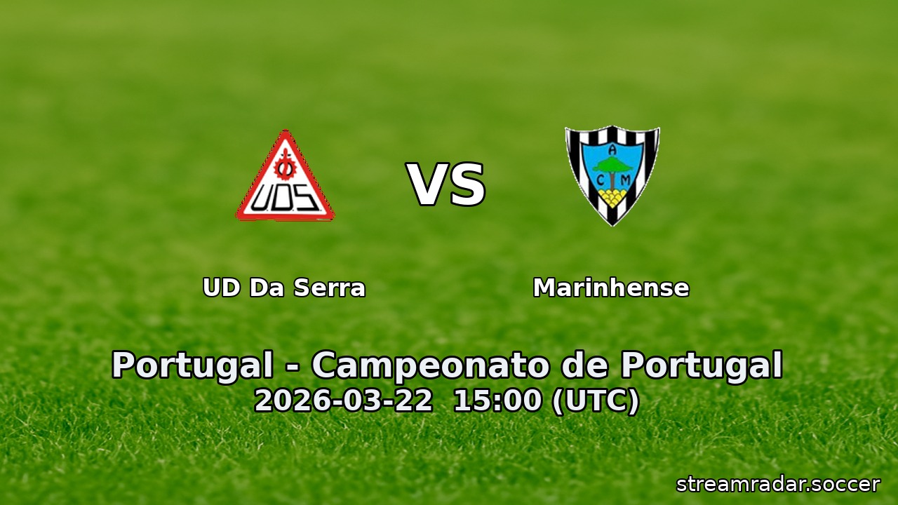 UD Da Serra vs Marinhense