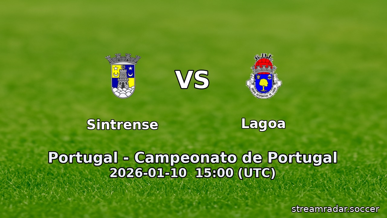 Sintrense vs Lagoa