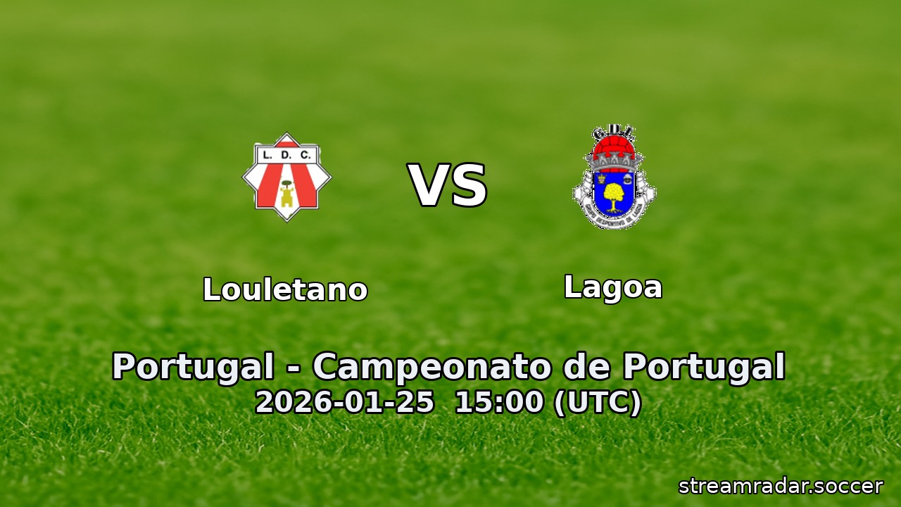 Louletano vs Lagoa