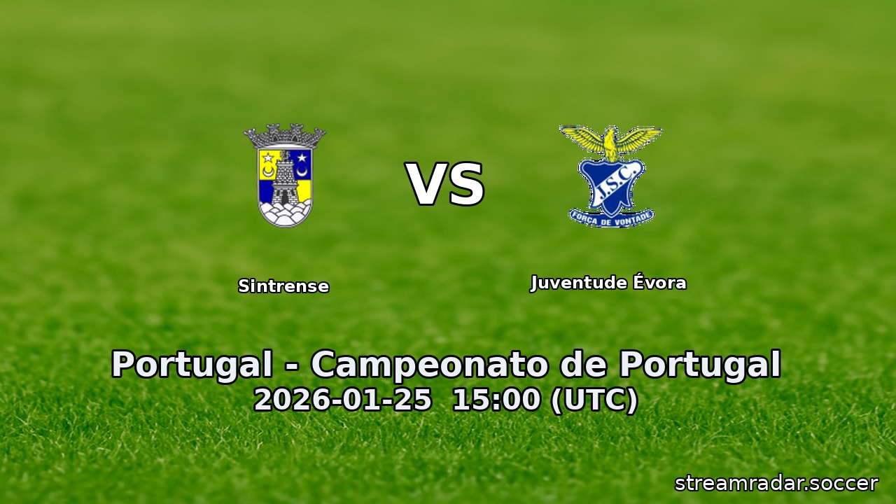 Sintrense vs Juventude Évora