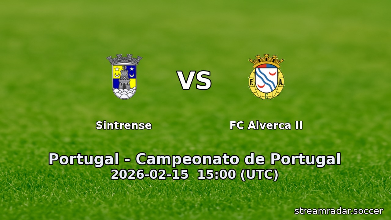 Sintrense vs FC Alverca II