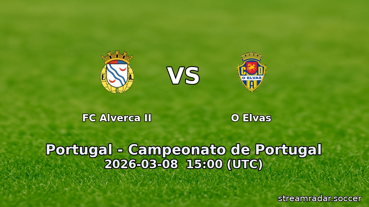 FC Alverca II vs O Elvas