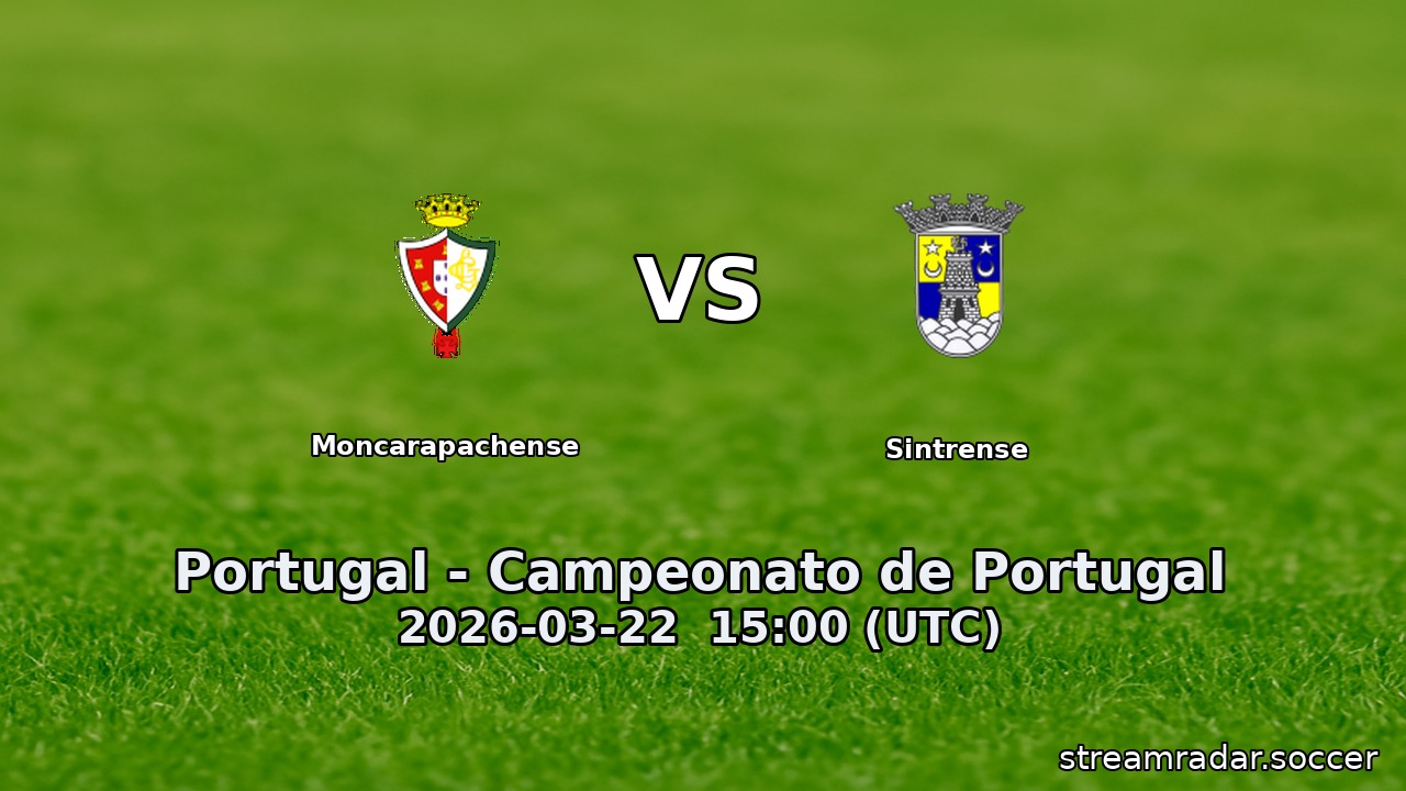 Moncarapachense vs Sintrense
