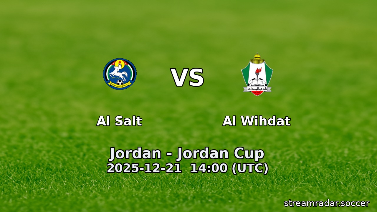 Al Salt vs Al Wihdat