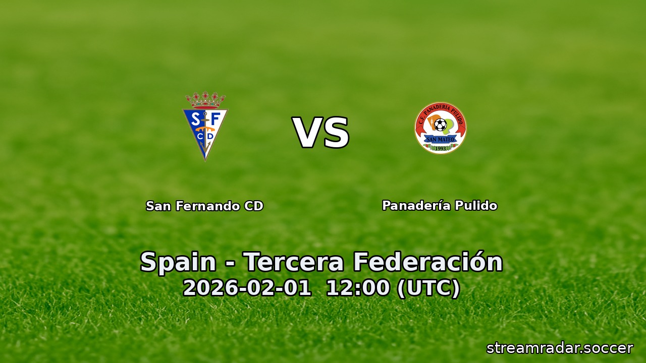 San Fernando CD vs Panadería Pulido