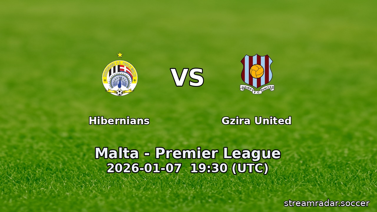 Hibernians vs Gzira United