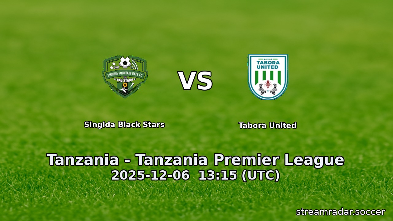Singida Black Stars vs Tabora United