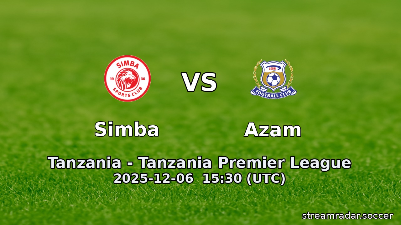 Simba vs Azam