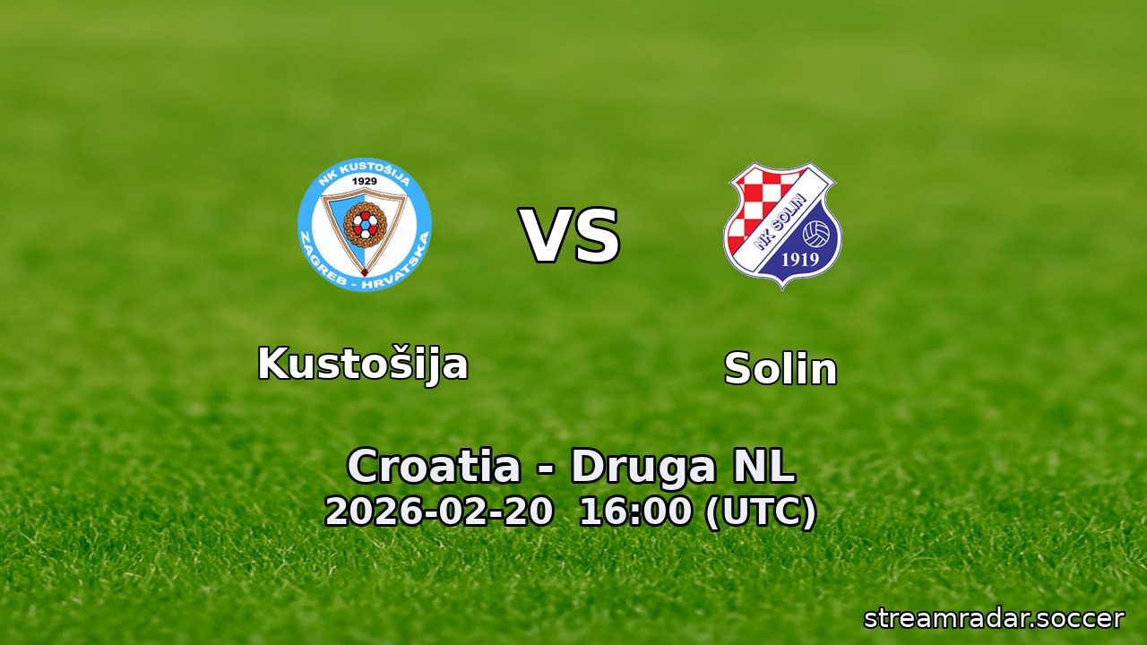 Kustošija vs Solin