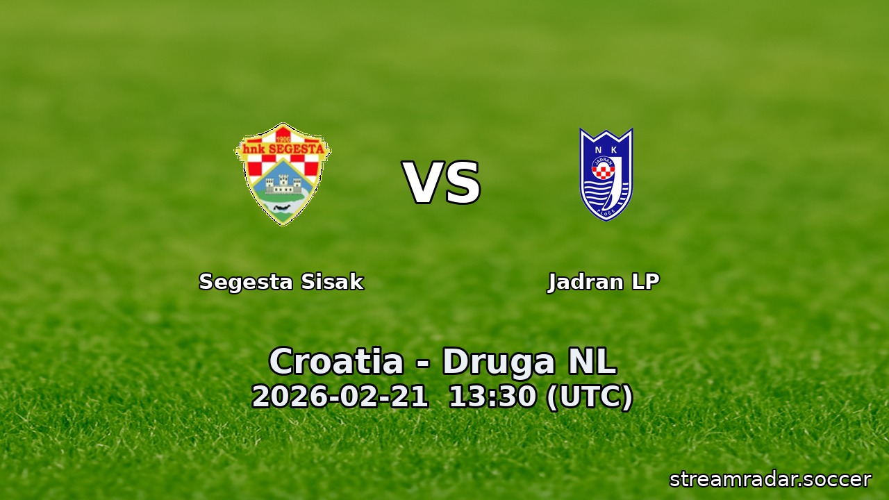 Segesta Sisak vs Jadran LP