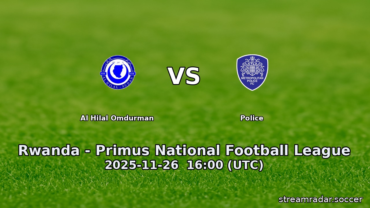 Al Hilal Omdurman vs Police