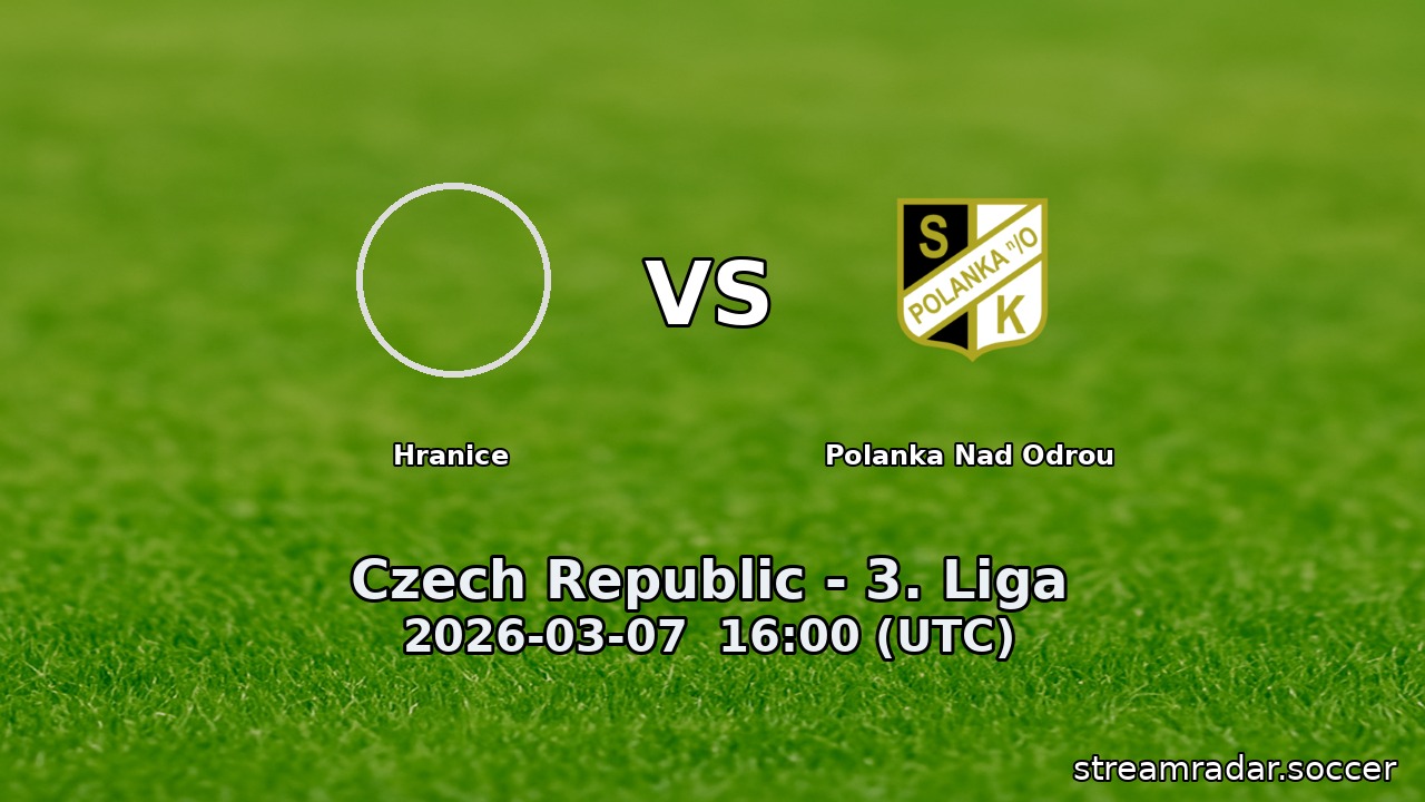 Hranice vs Polanka Nad Odrou