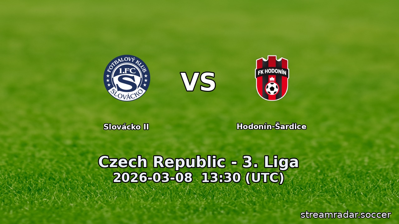 Slovácko II vs Hodonín-Šardice