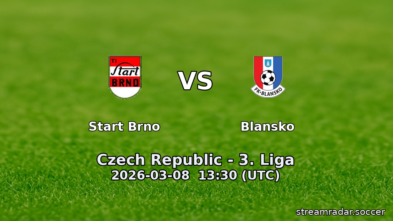 Start Brno vs Blansko